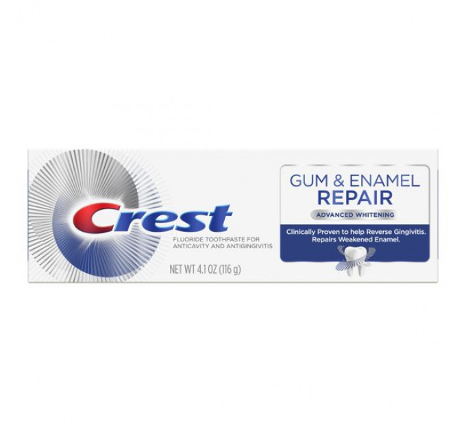 Зубная паста Crest Gum & Enamel Repair Advanced Whitening Toothpaste (116 гр) Зубная паста 